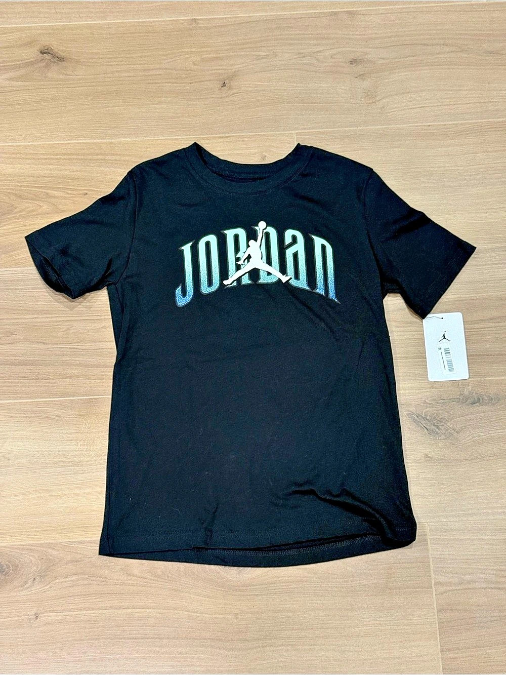 Jordan Gradient Stacked Jumpman T-Shirt Black Medium